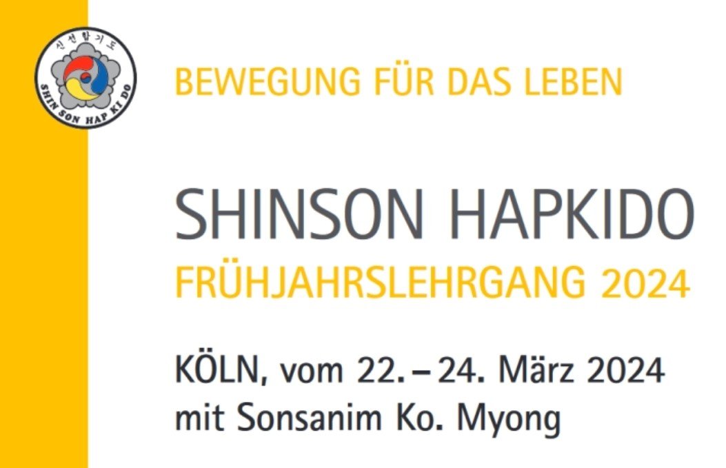 Shinson Hapkido Köln 2024